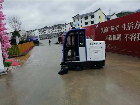 全封闭扫地车浙江丽水工地案例 全封闭扫地车浙江丽水工地案例