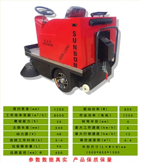 东莞宝龙广场采购恒行61200A型电动扫地车