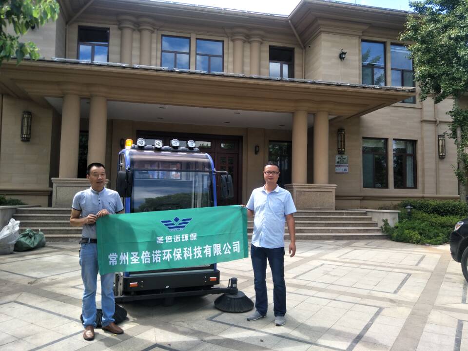 恒行6电动扫地机绍兴别墅区应用